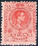 Spain 1909 Alfonso XIII 10 CTS Red Edifil 269. españa 1909 269 u. Uploaded by susofe